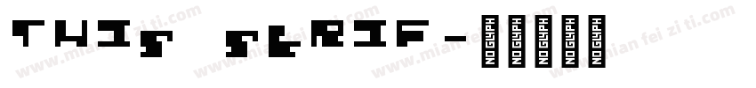 this serif字体转换